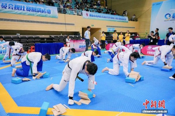 粤港澳近900名青少年选手同台竞技跆拳道